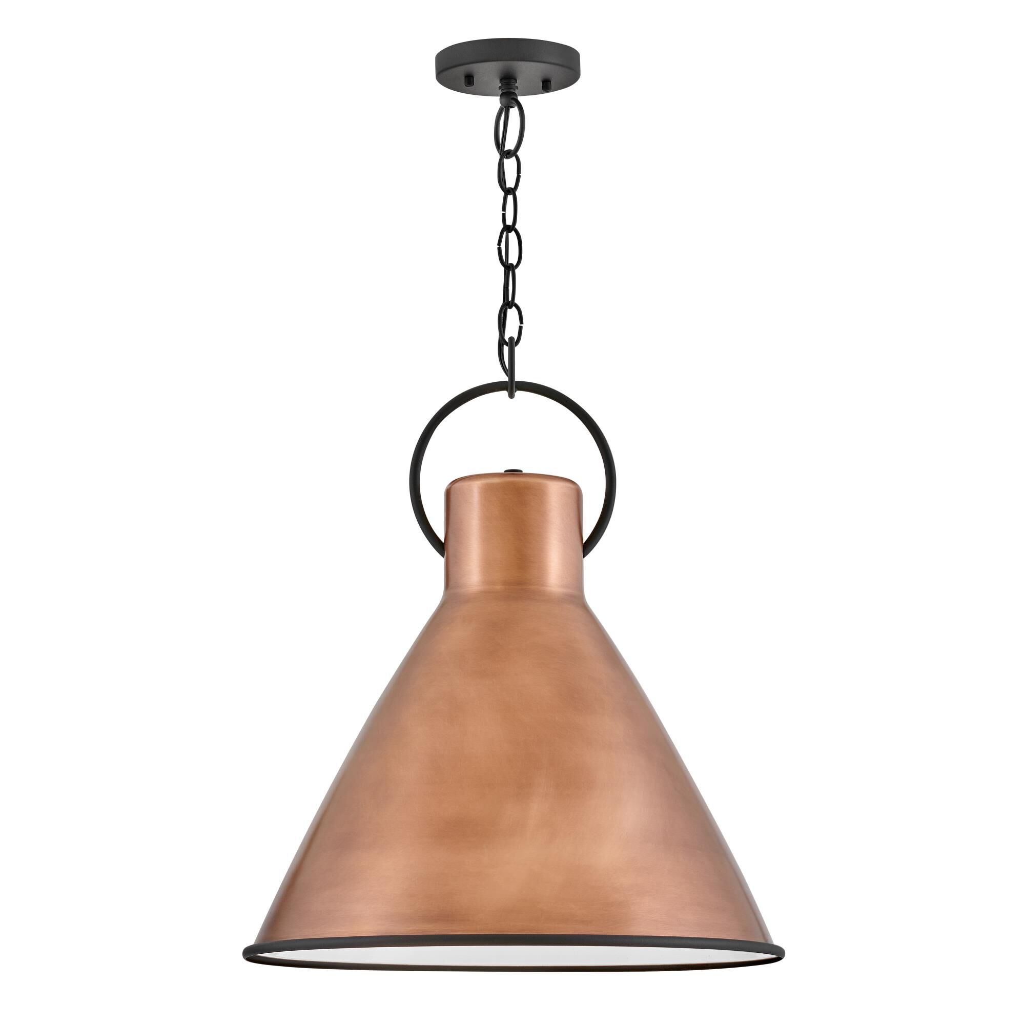 Shown in Antique Copper with Textured Black Accents finish
