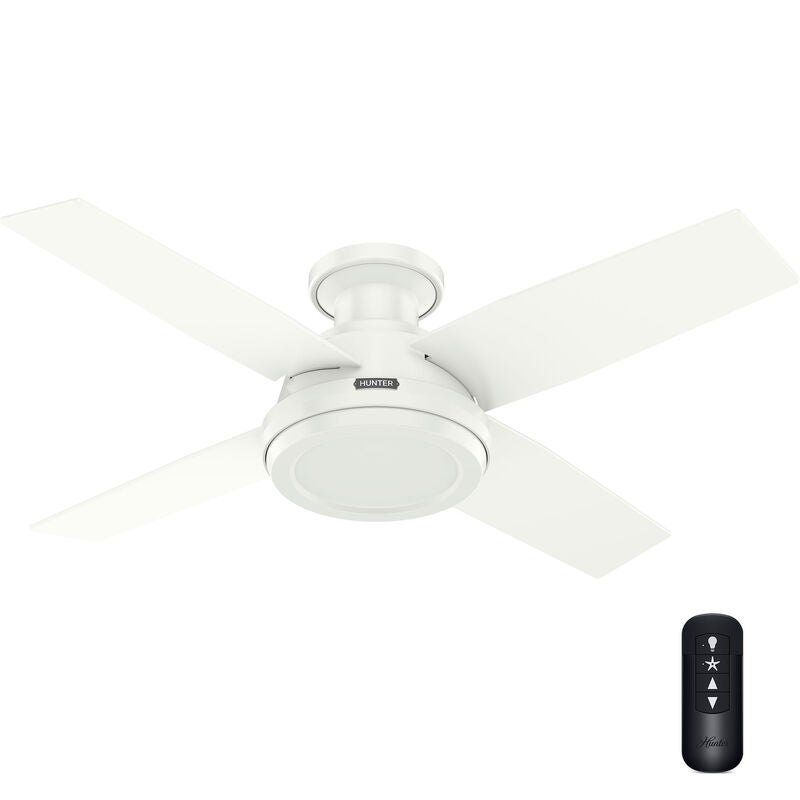 Dempsey 44 Inch Flush Mount Fan by Hunter Fan
