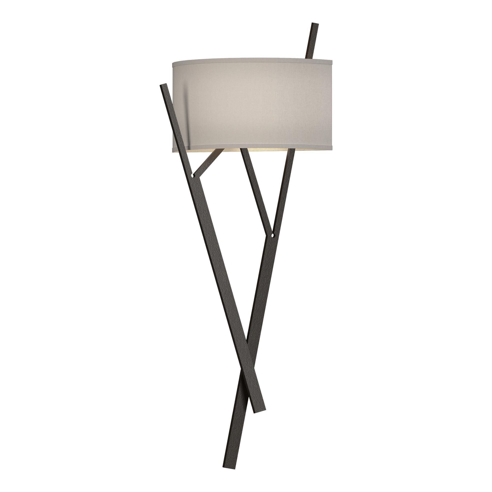 Shown in Oil Rubbed Bronze finish and Flax shade