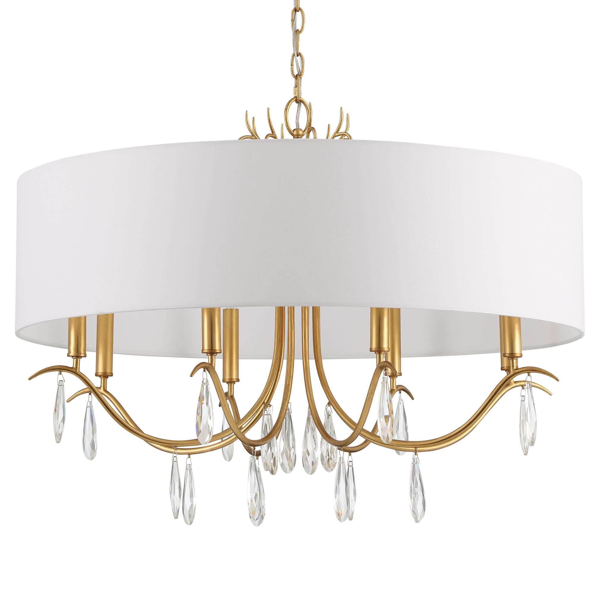 Rollins 32 Inch Chandelier by Crystorama
