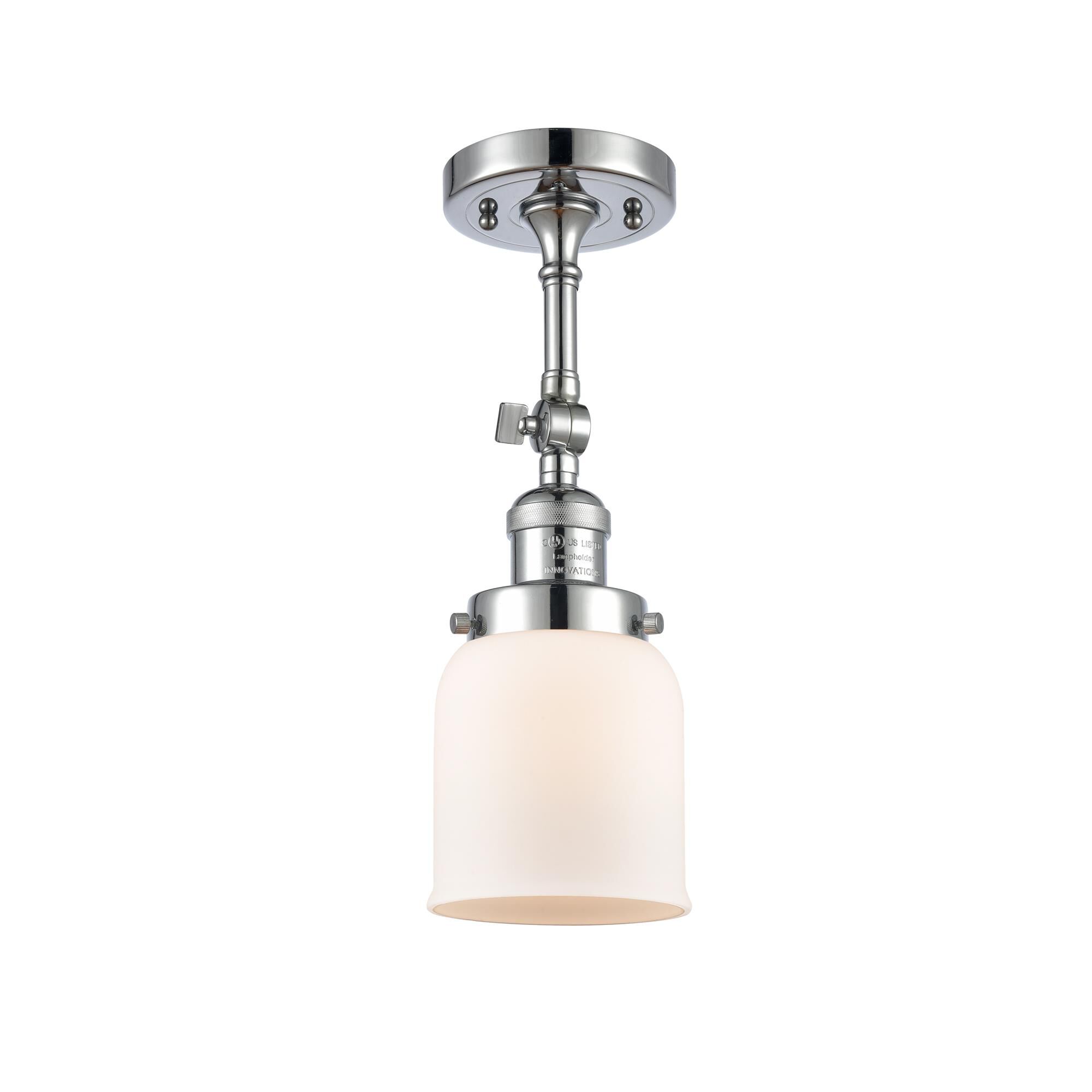 Bruno Marashlian Small Bell 5 Inch 1 Light Semi Flush Mount by Innovations Lighting
