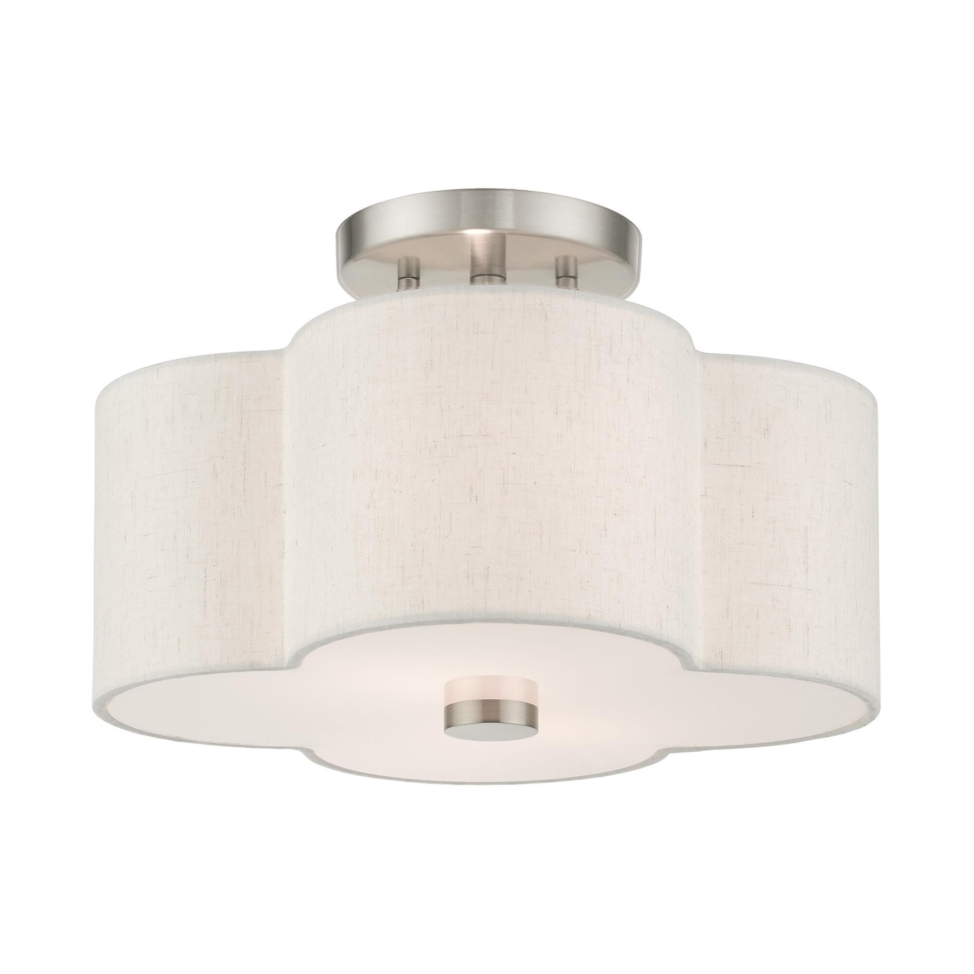 Solstice 2 Light Semi Flush Mount by Livex Lighting