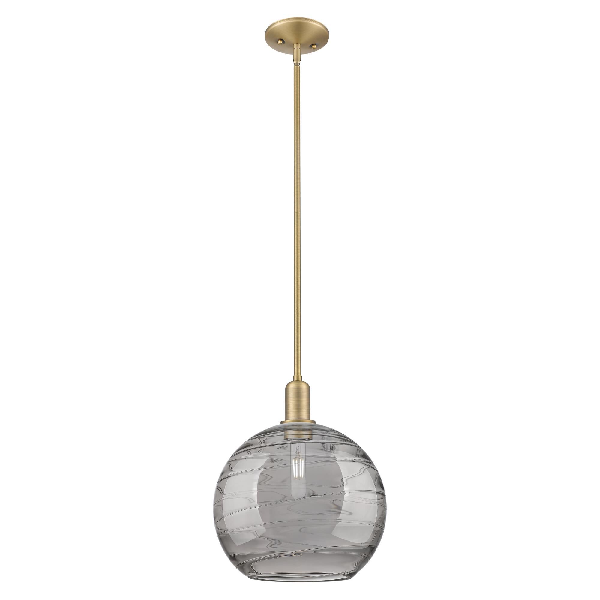 Bruno Marashlian Athens Deco Swirl 12 Inch Mini Pendant by Innovations Lighting