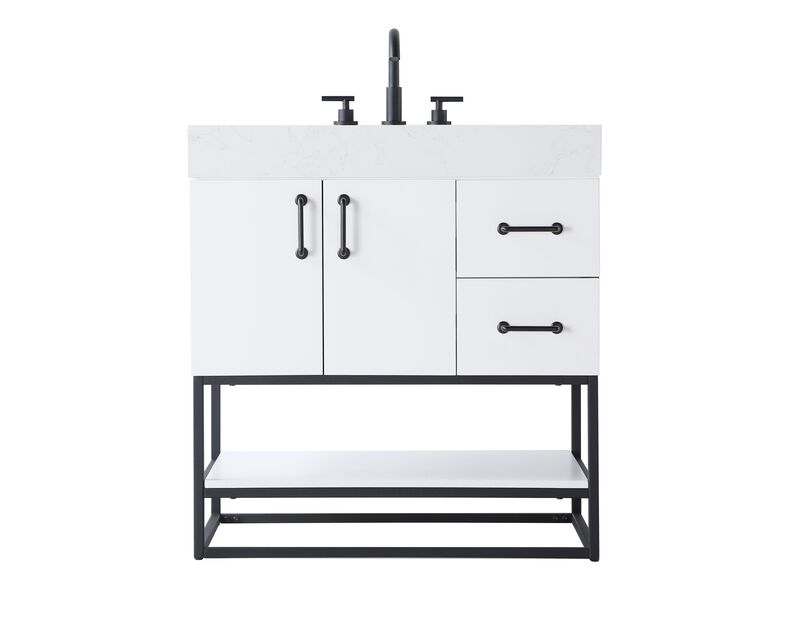 Caroline 32 Inch Bath Vanity by Elegant Dcor