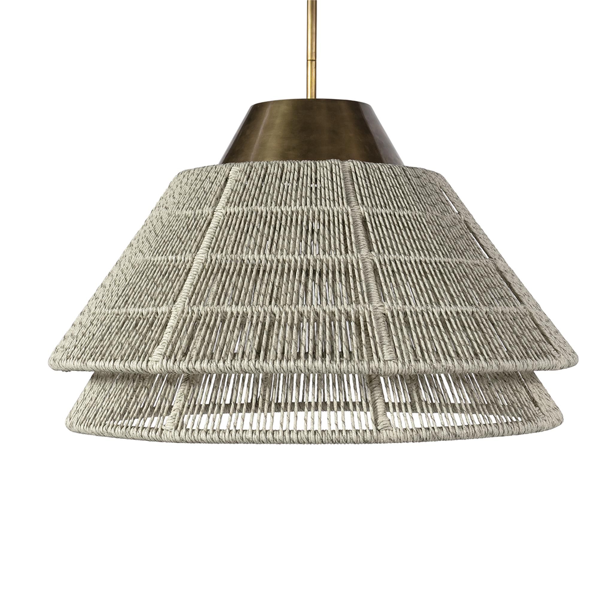 Pescadero 32 Inch Outdoor Hanging Lantern by Palecek