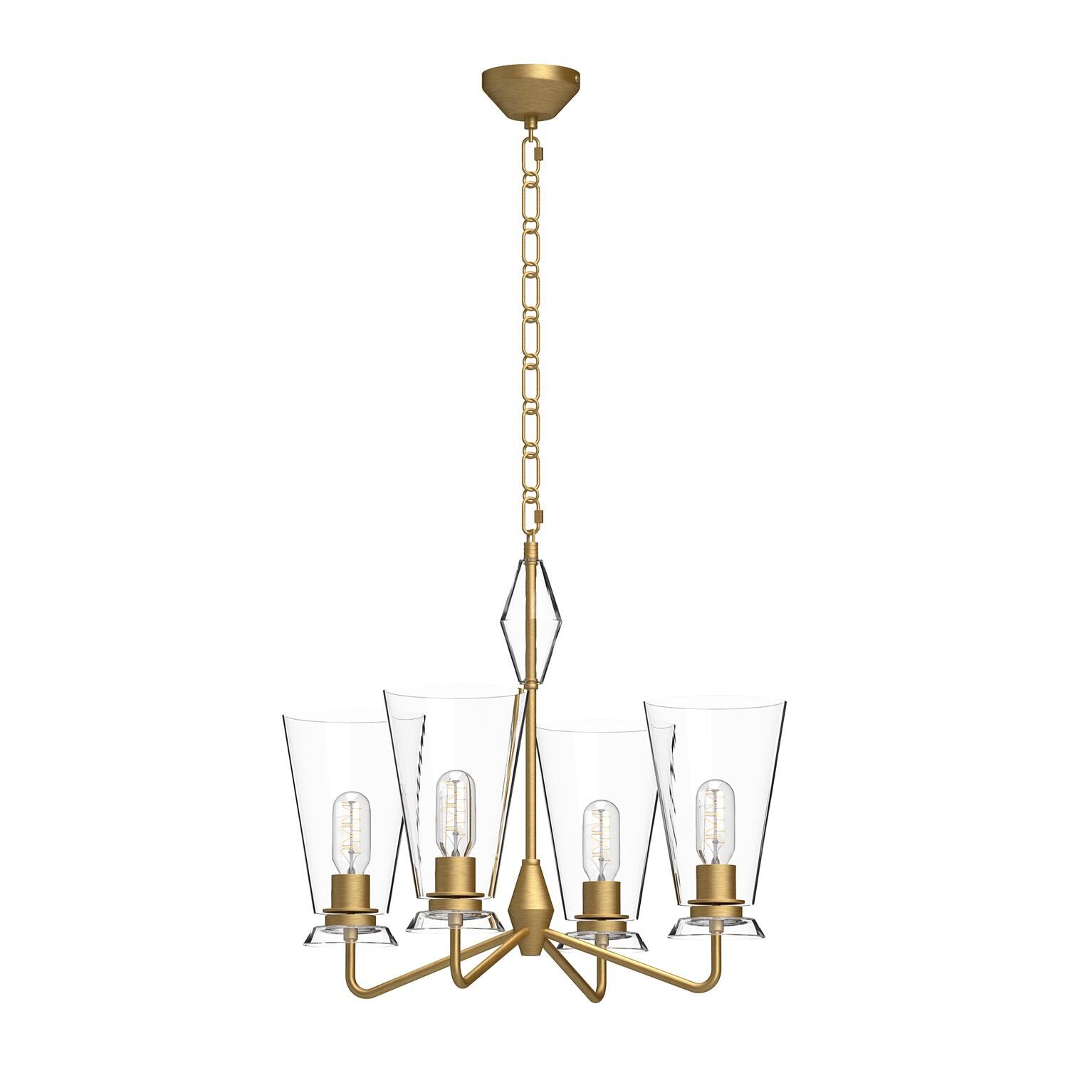 Salem 4 Light Chandelier by Alora Mood