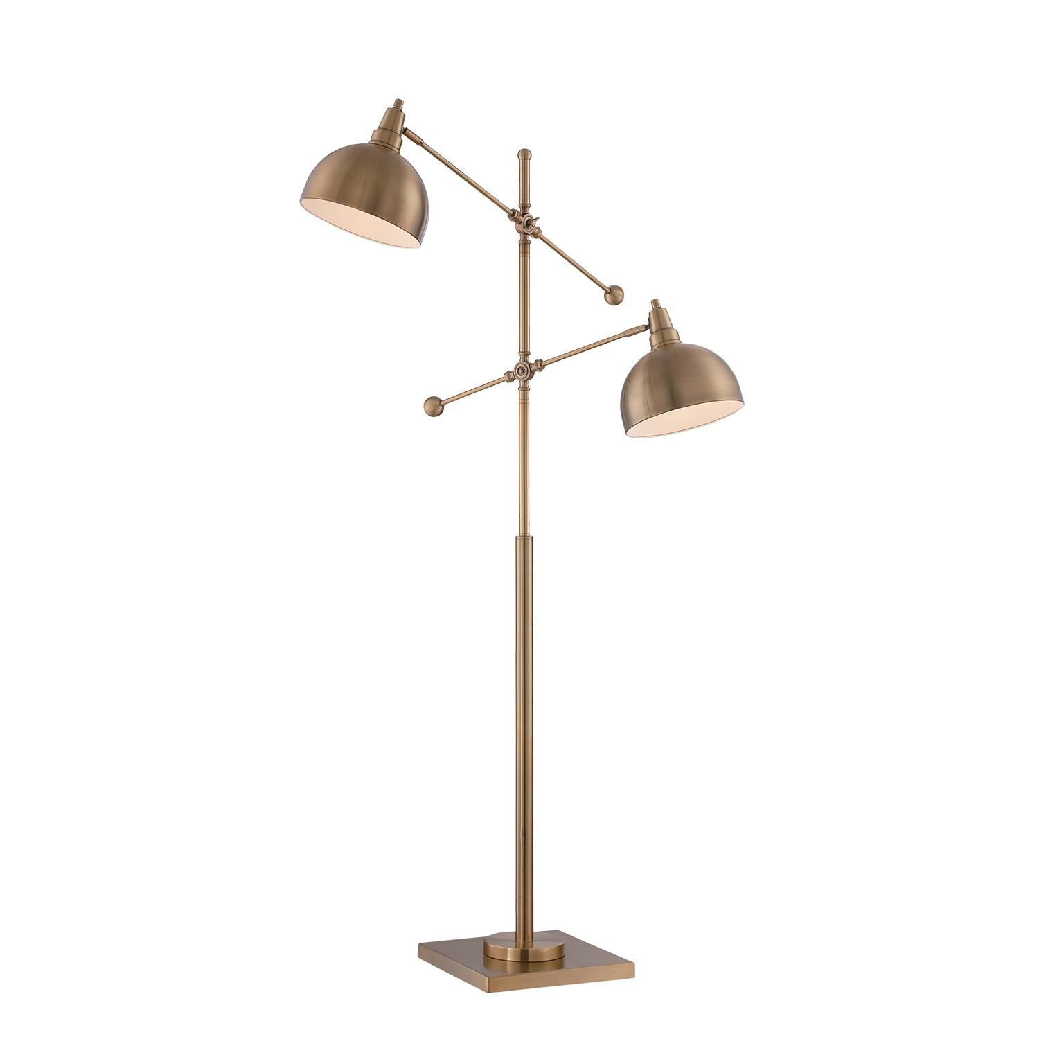 Shown with Brushed Brass shade