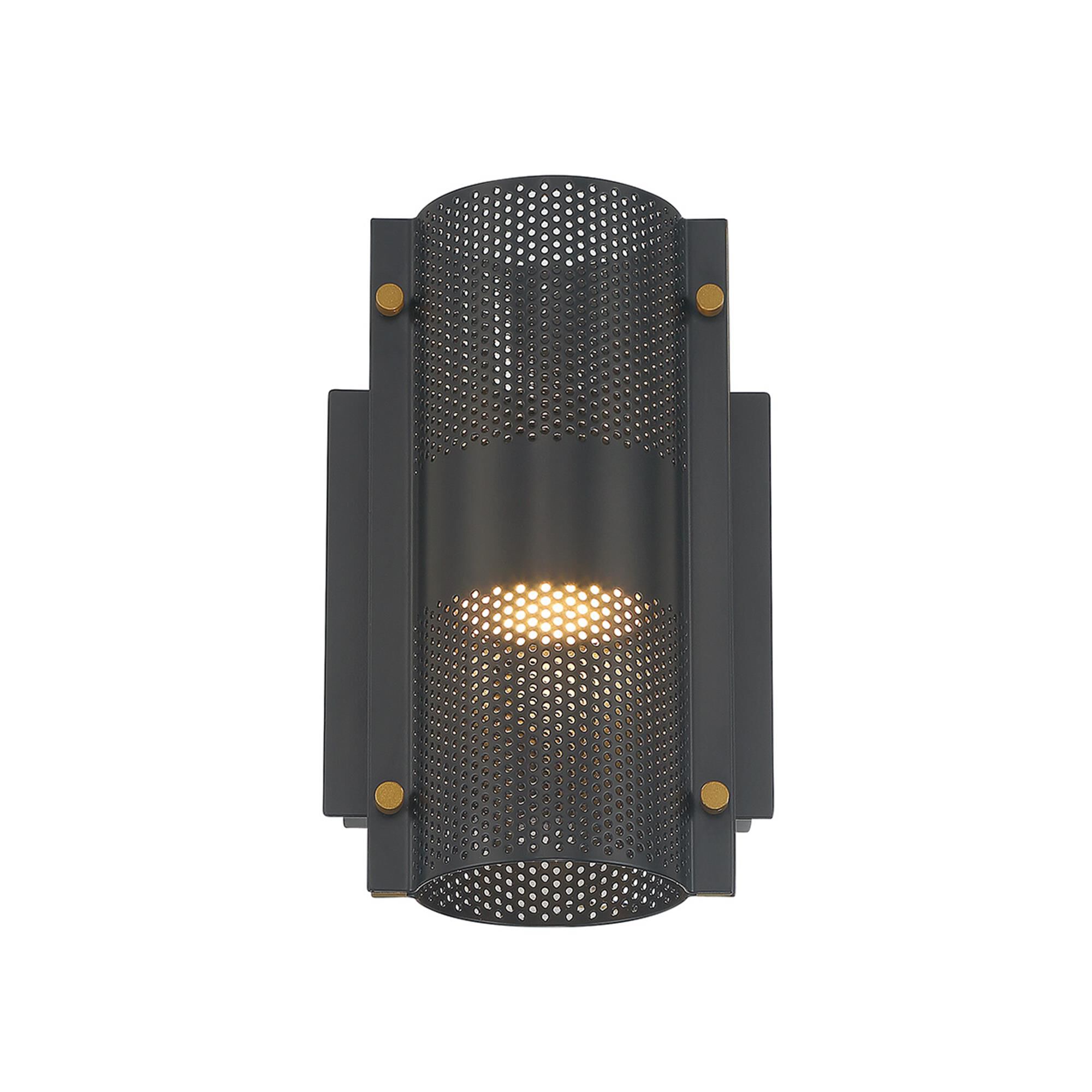 Shown in Black finish and Black Metal shade