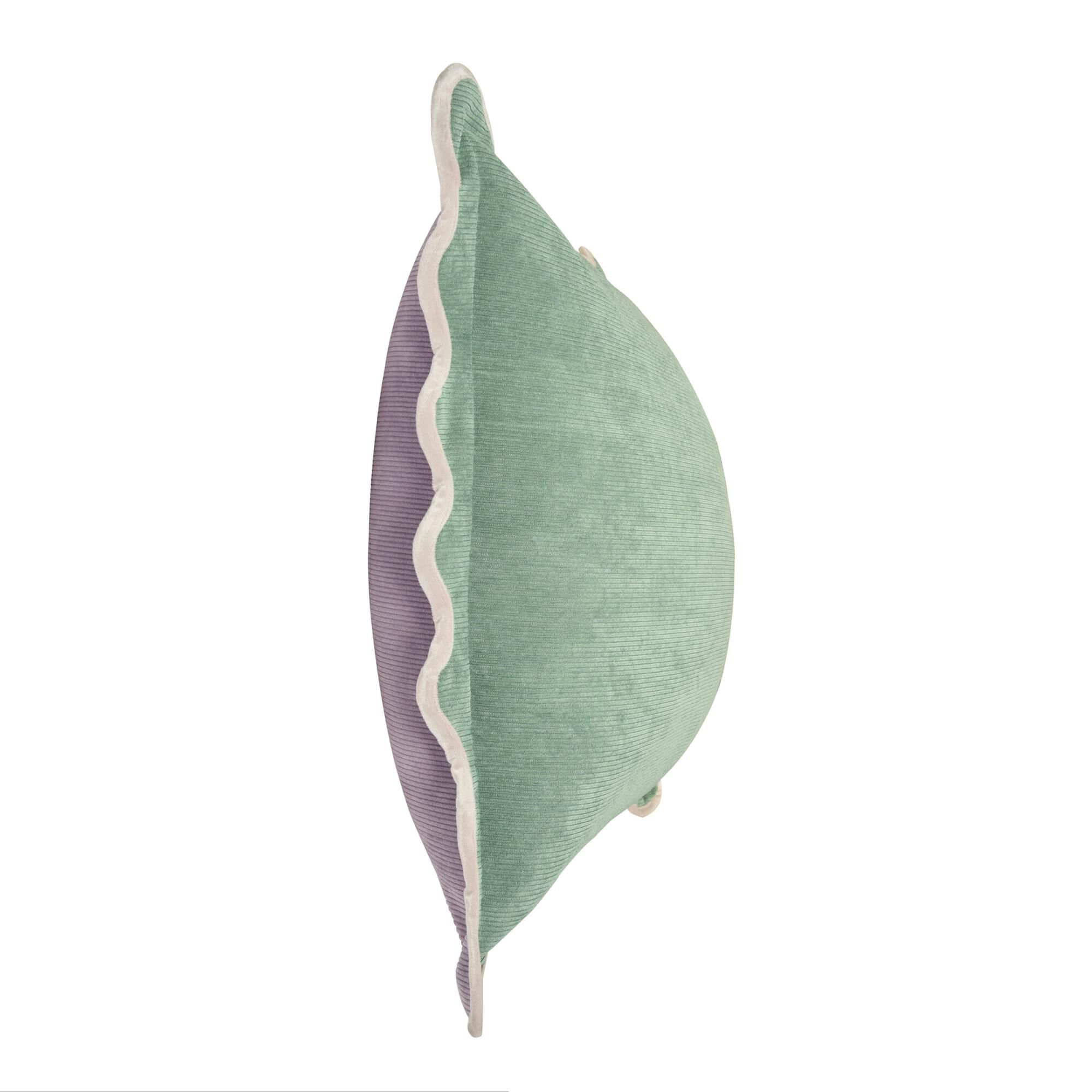 Shown in Seafoam, Lavender Purple and Cream finish