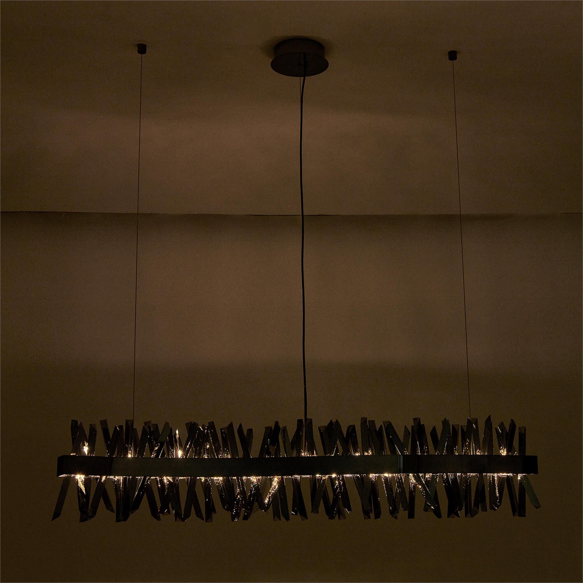 Glacier 60 Inch Linear Suspension Light by Allegri