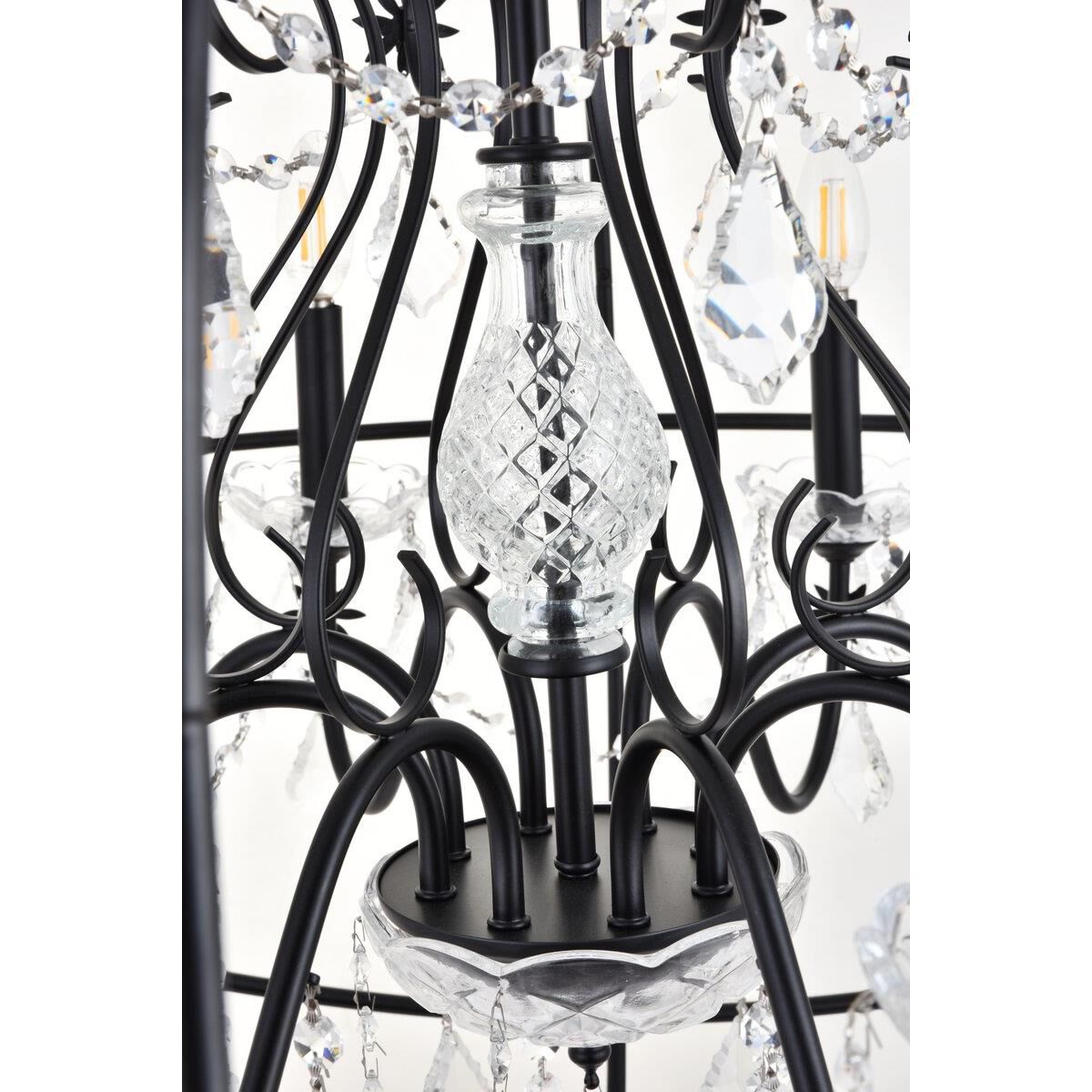 Cordelia 32 Inch 8 Light Chandelier by Elegant Lighting