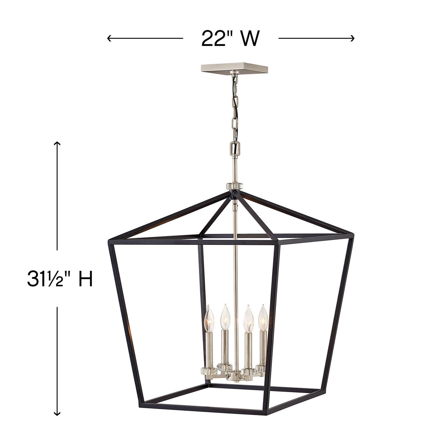 Stinson 22 Inch Cage Pendant by Hinkley Lighting