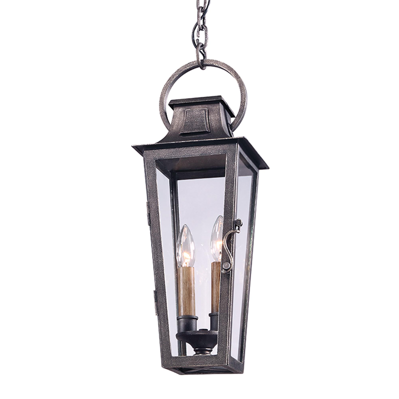 Parisian Square Medium Outdoor Hanging Lantern by Troy Lighting