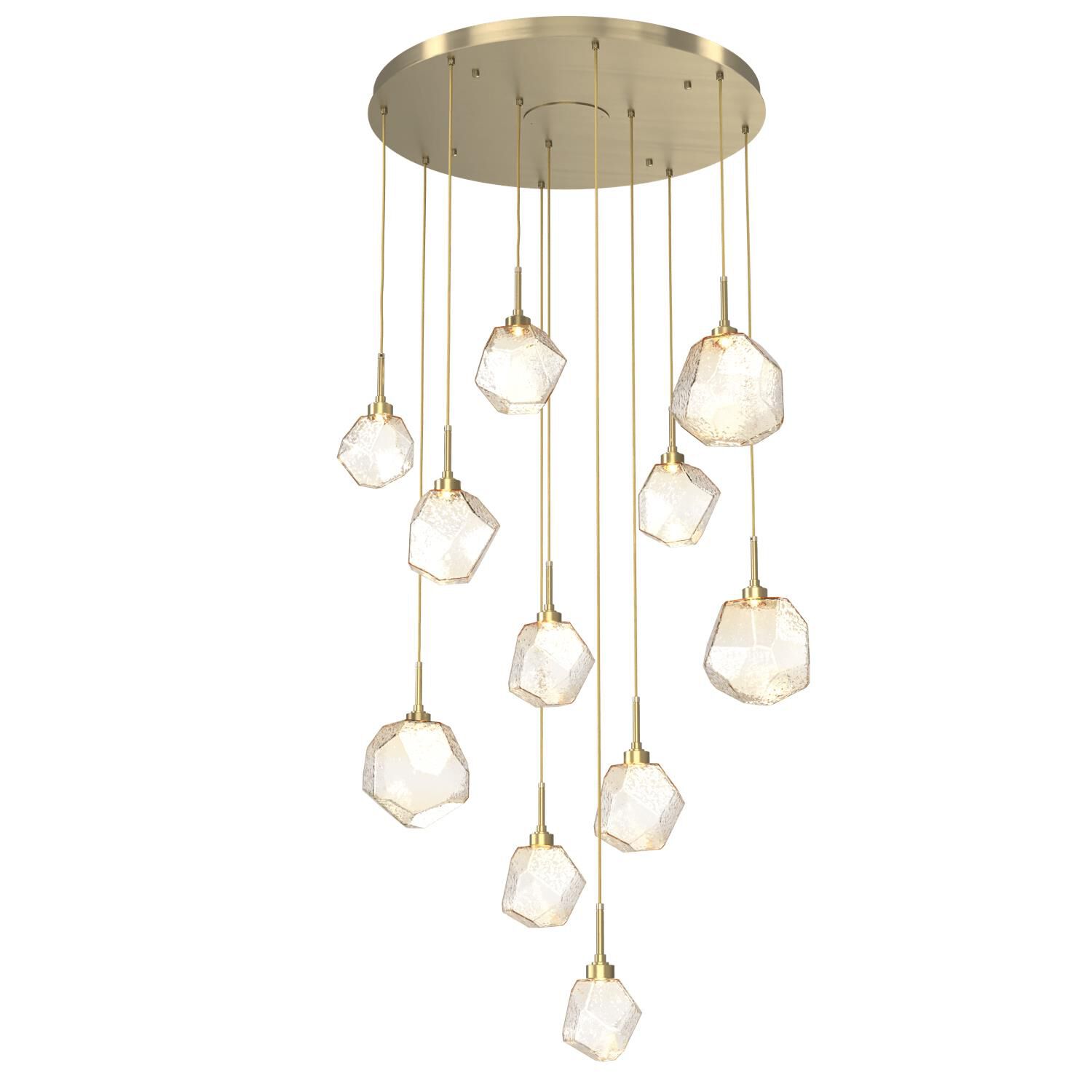 Gem 35 Inch 11 Light LED Multi Light Pendant by Hammerton Studio