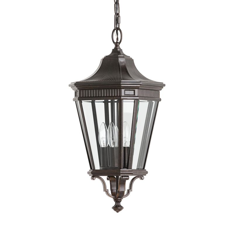 Cotswold Lane 21 Inch Tall 3 Light Outdoor Hanging Lantern by Generation Lighting