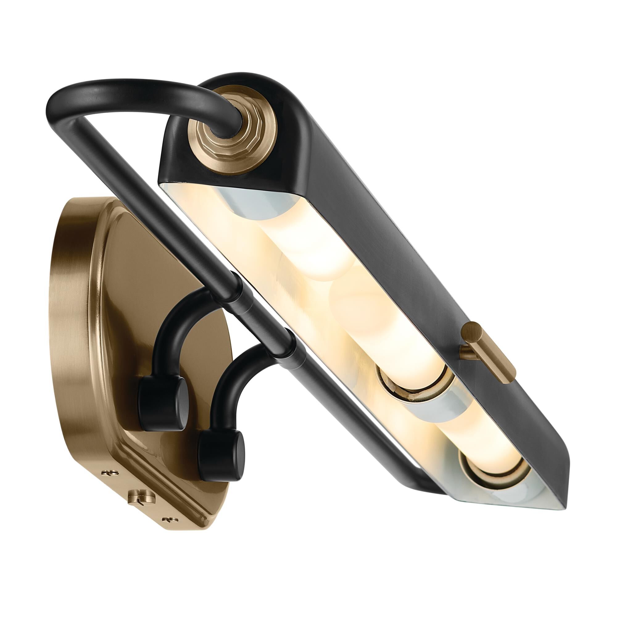 Shown in Black finish and Metal shade