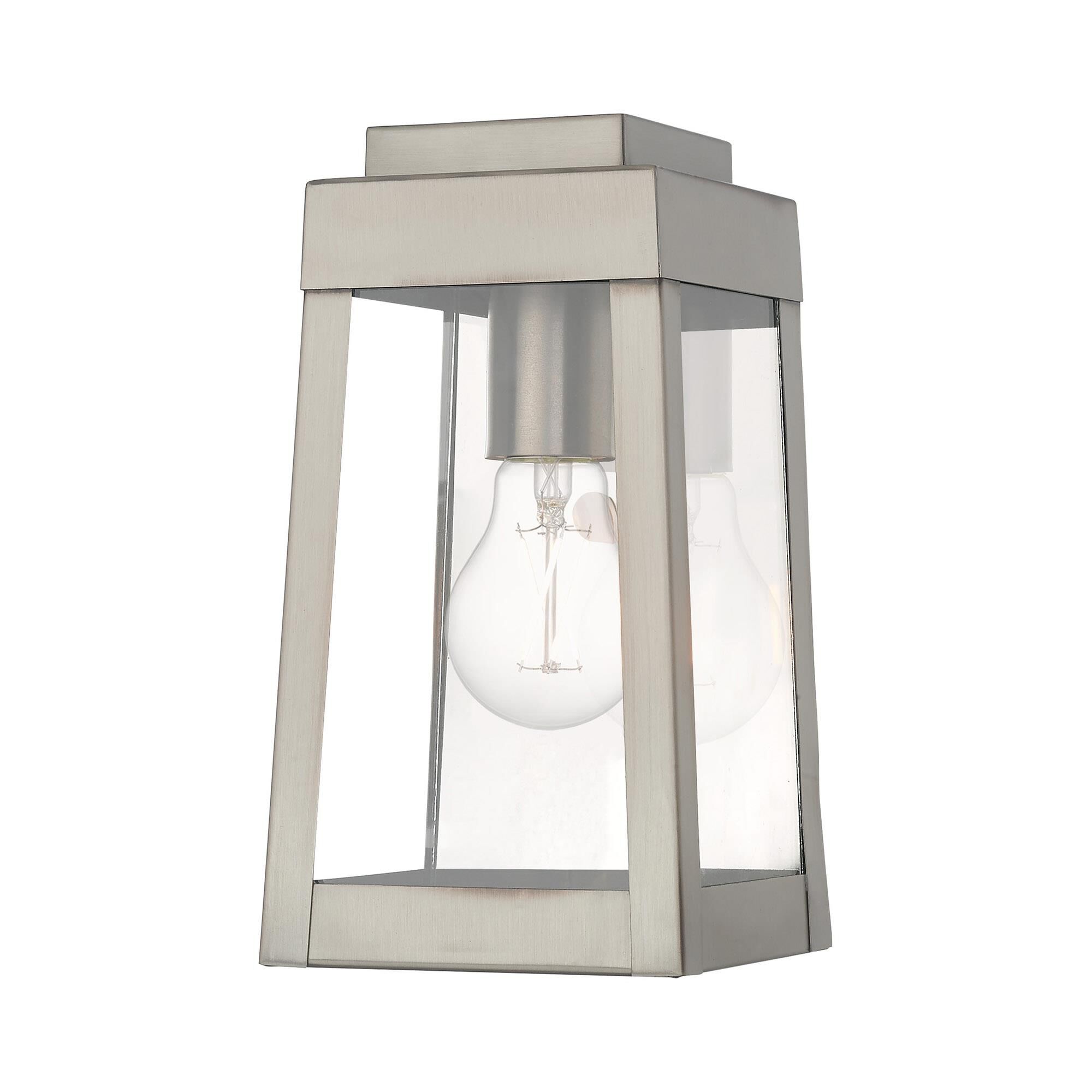 Oslo 9 Inch Tall 1 Light Outdoor Wall Light by Livex Lighting
