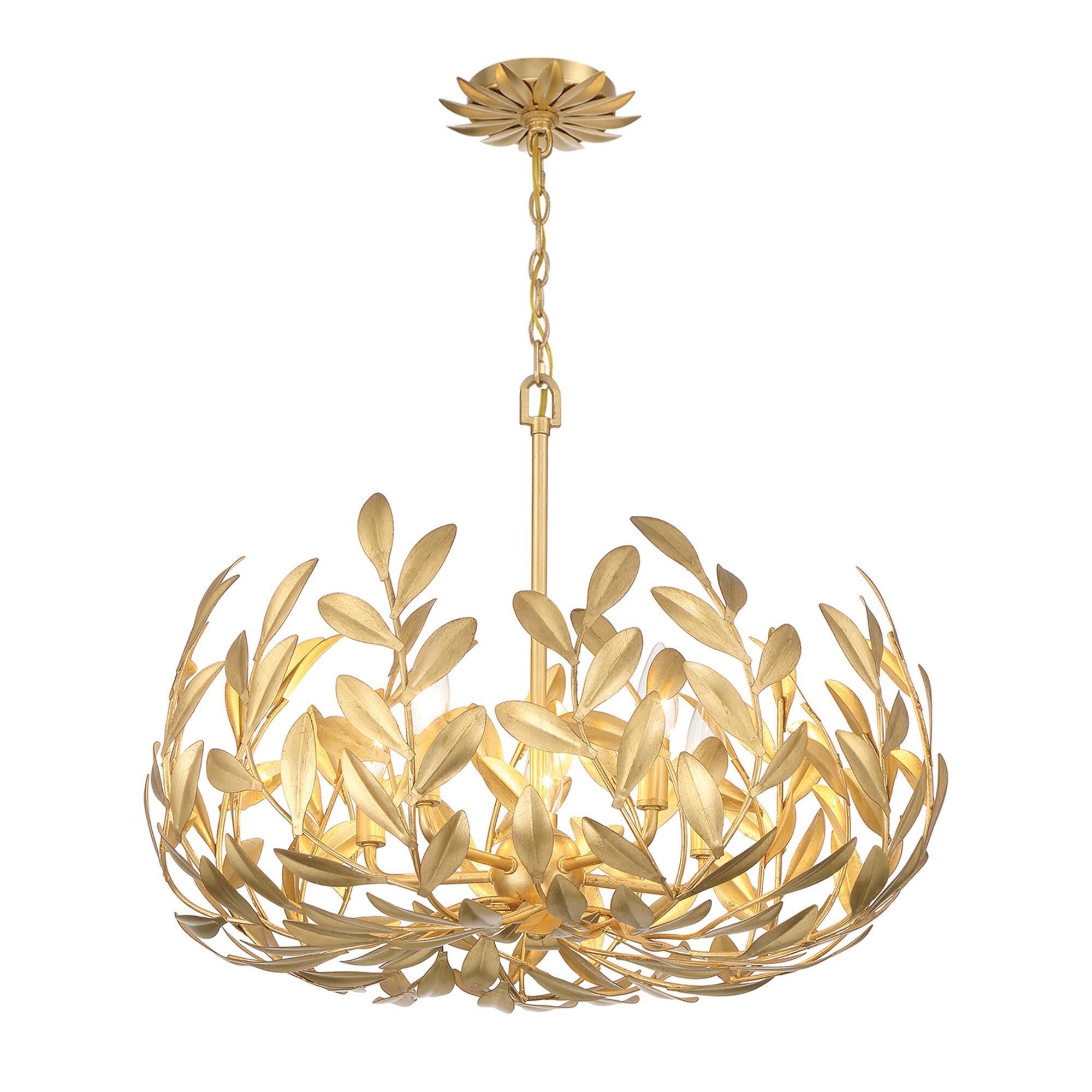 Shown in Antique Gold finish