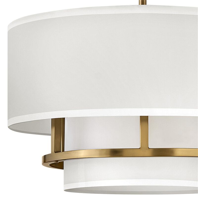 Graham 16 Inch 3 Light Semi Flush Mount by Hinkley