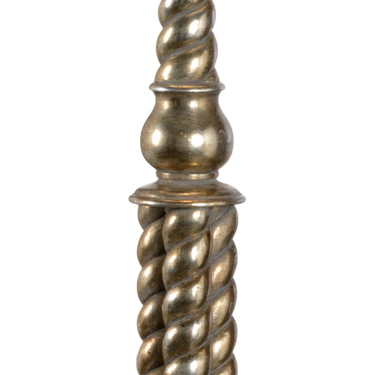 Shown in Antique Silver Leaf - Composite finish and Off White shade