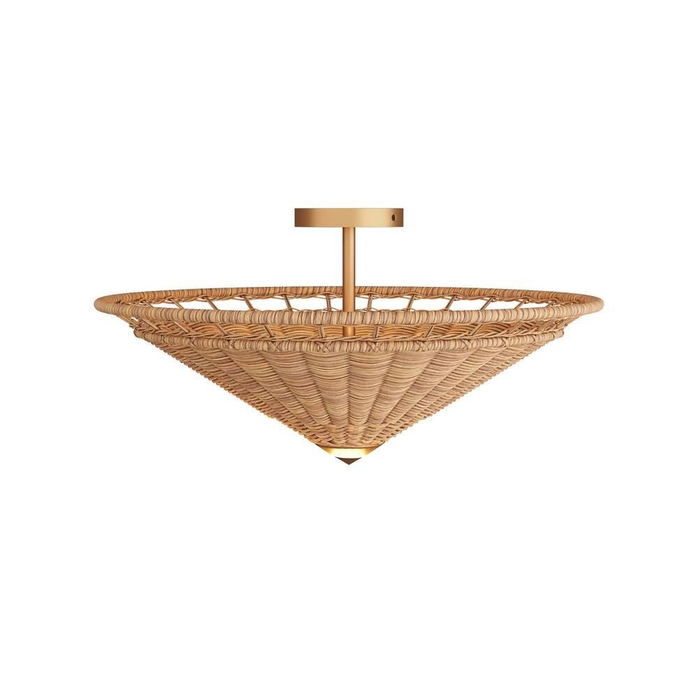 Celerie Kemble Terrace 12 Inch Semi Flush Mount by Arteriors Home