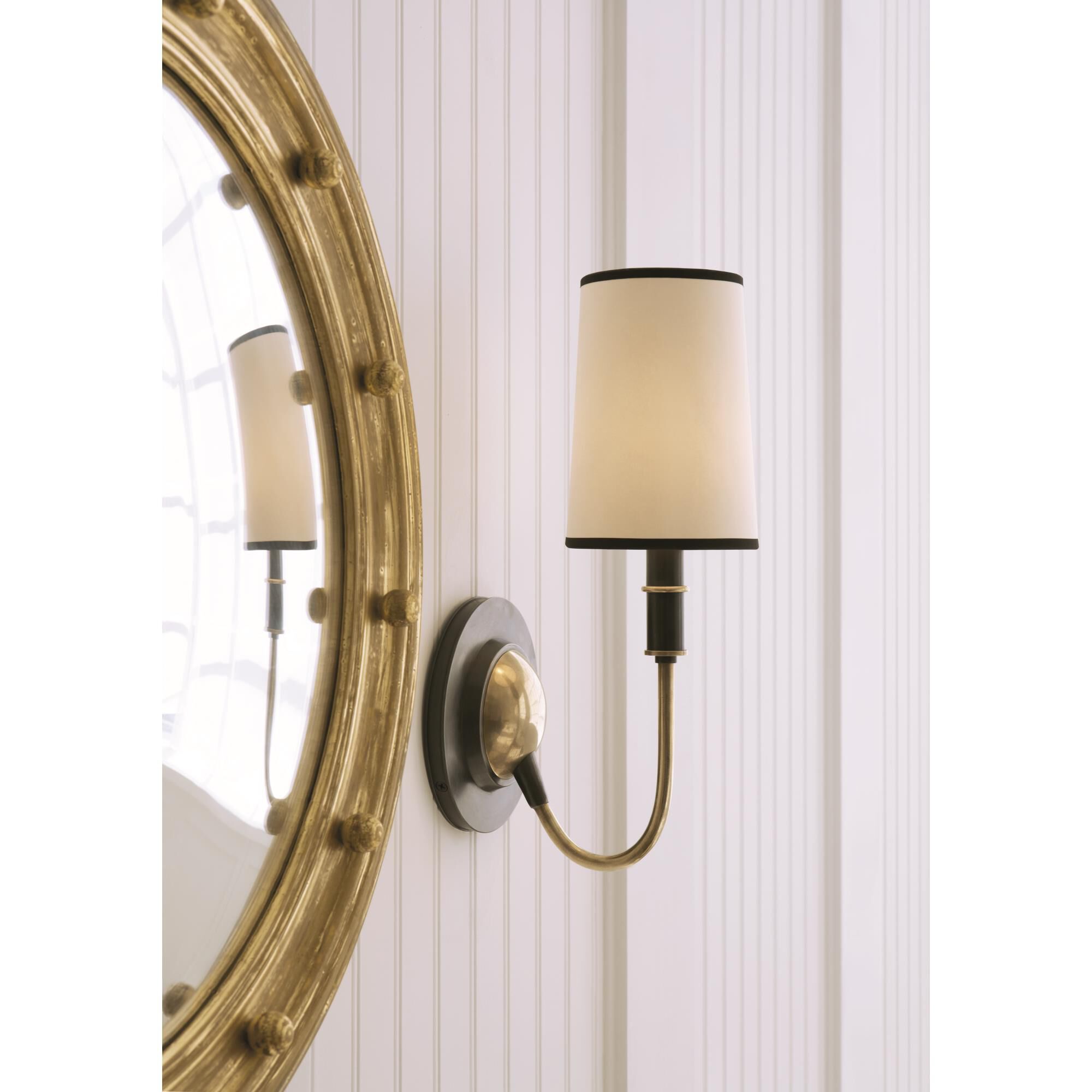 Visual Comfort Signature Collection Thomas O'Brien Elkins 12 Inch Wall Sconce
