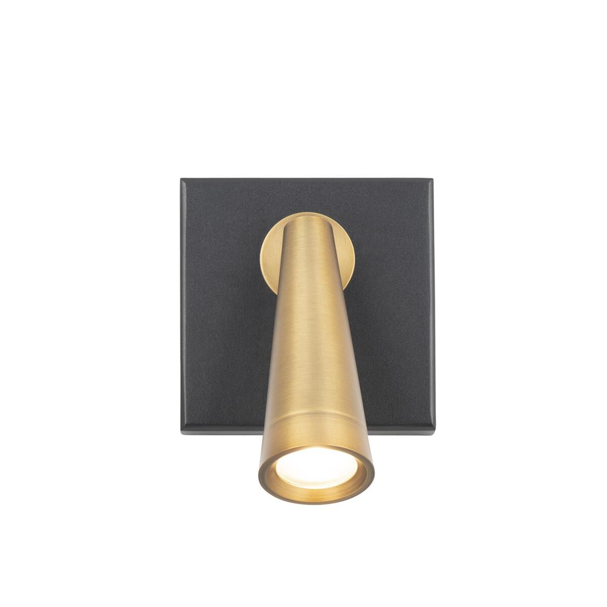 Shown in Black and Aged Brass finish