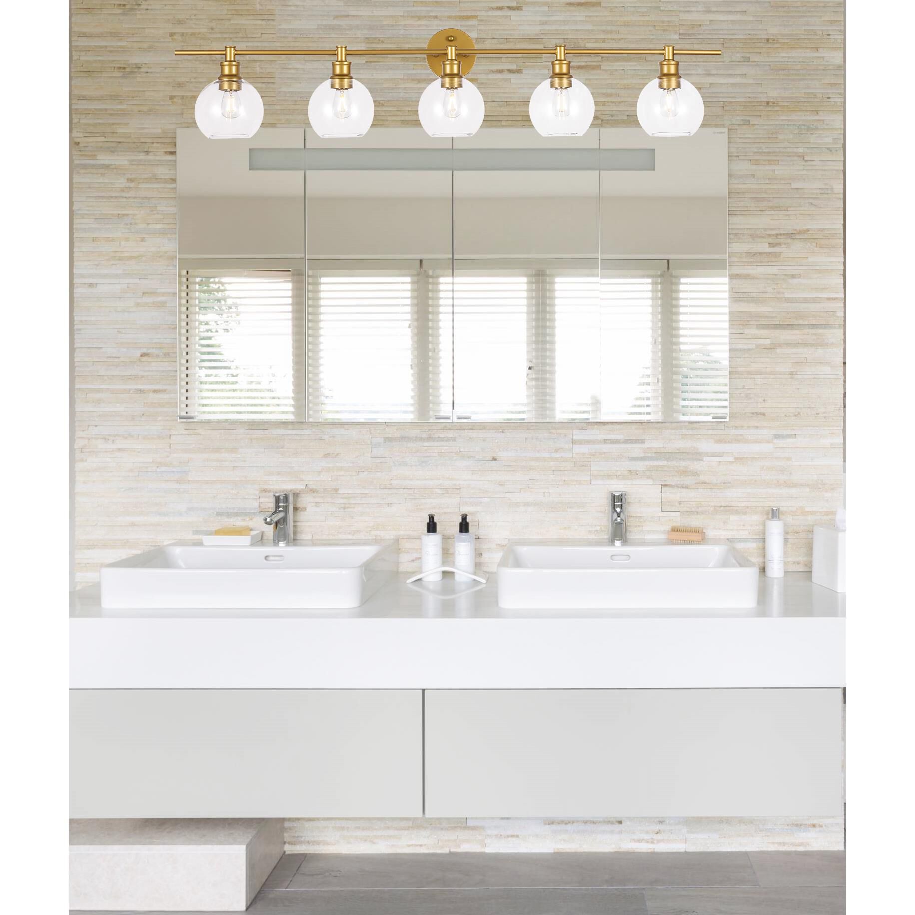 Shown in Brass finish