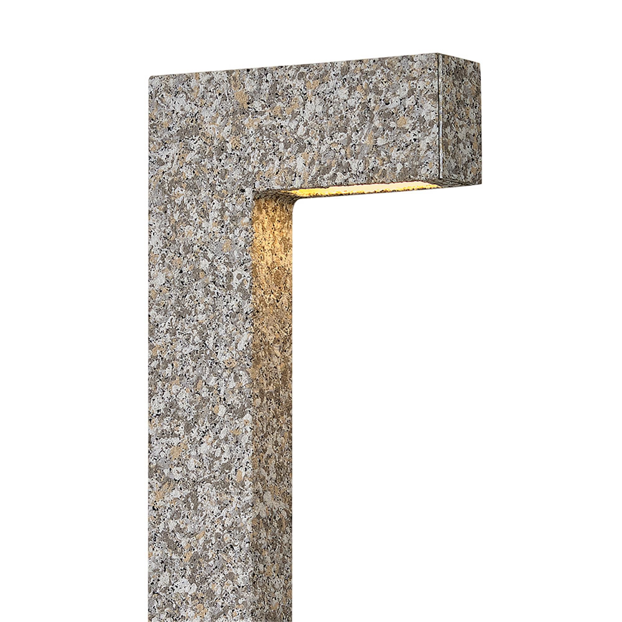 Shown in Quarry Stone finish and Etched Lens glass