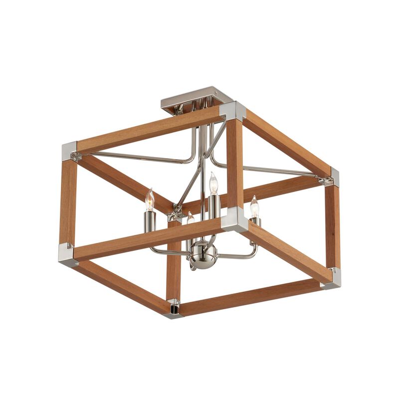 Boyd 16 Inch Semi Flush Mount by Currey & Company