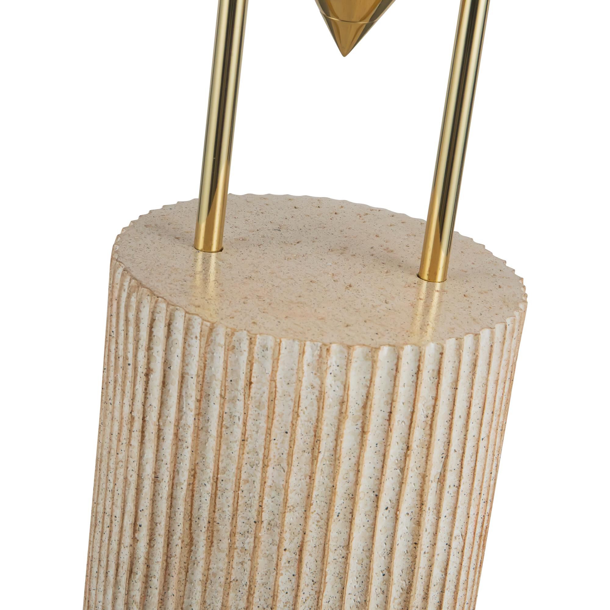 Shown in Patina Brass finish and Brass shade