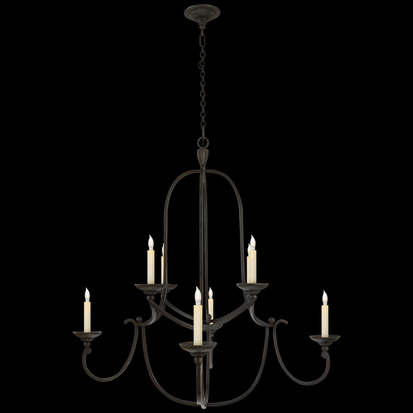 Shown in Aged Iron finish and Sold Separately shade