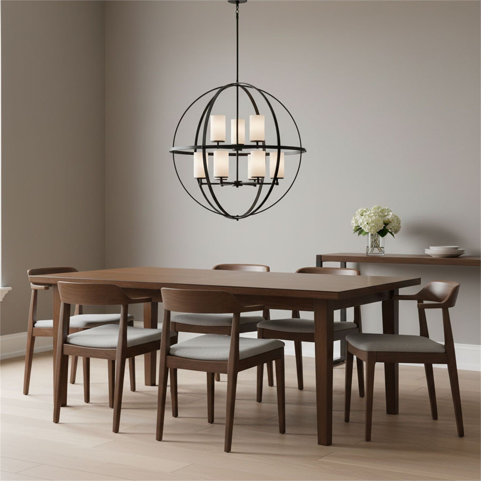 Alturas 32 Inch 9 Light Chandelier,