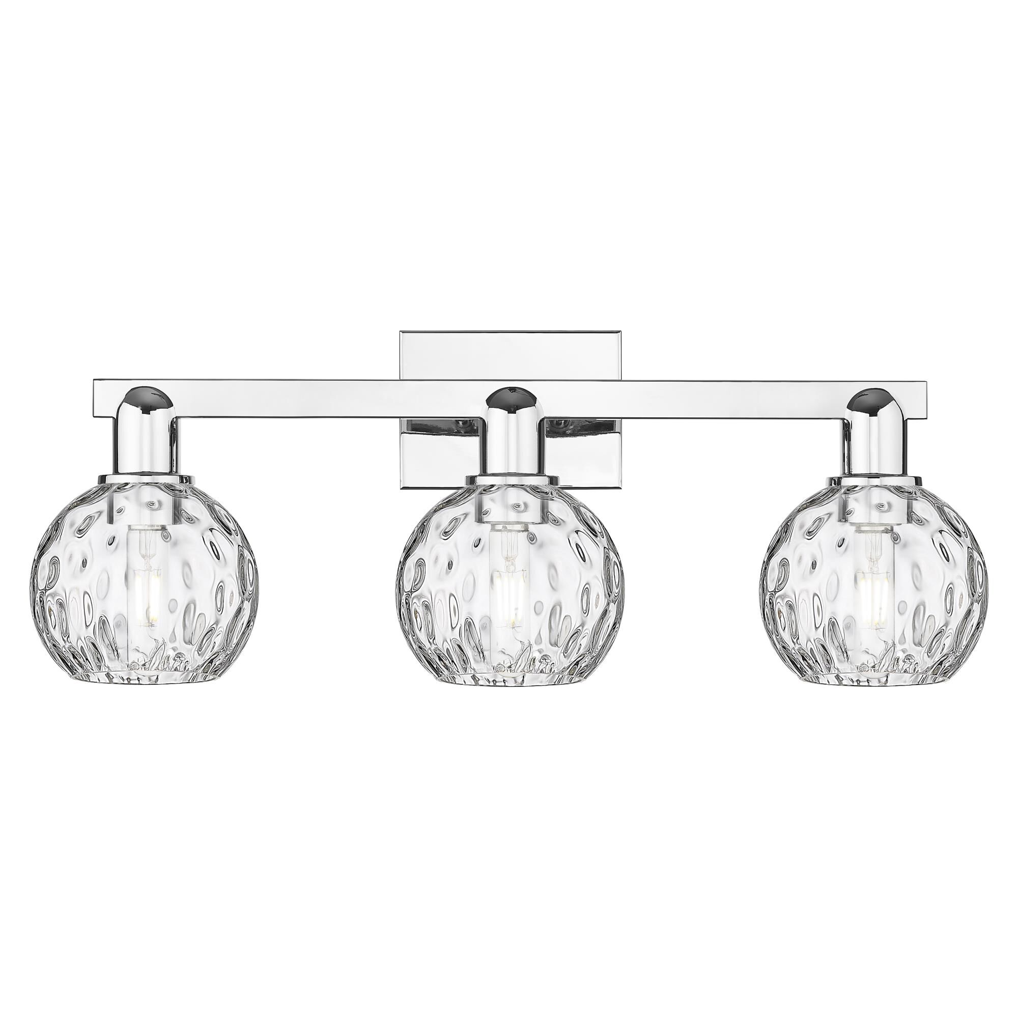 Shown in Polished Chrome finish and Clear Water glass