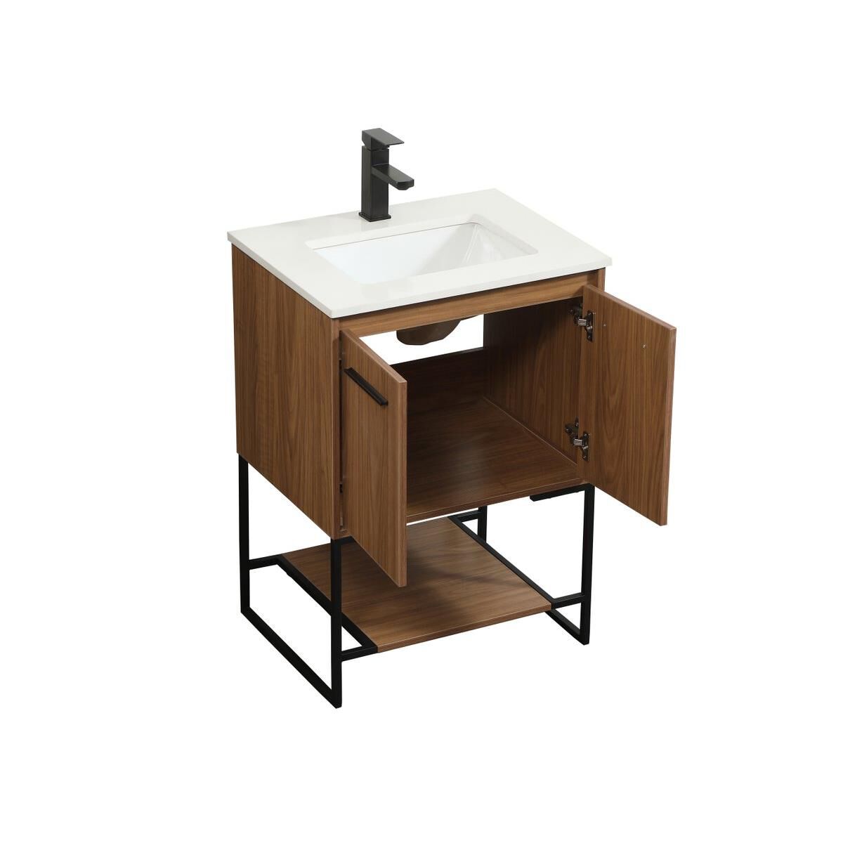 Shown in Walnut Brown finish