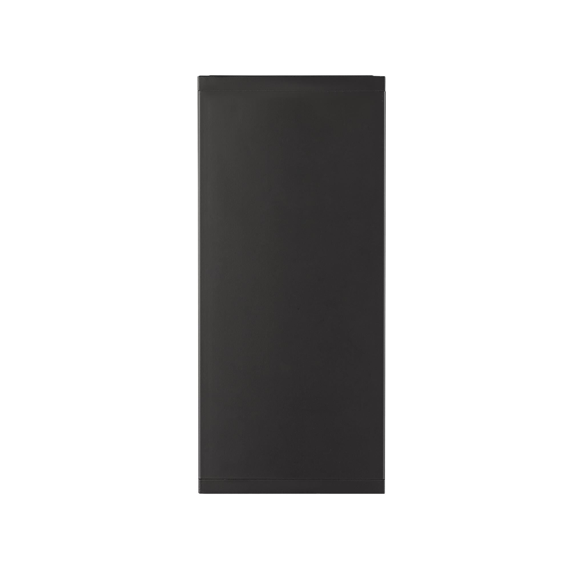 Shown in Powder Coated Black finish and Frosted glass