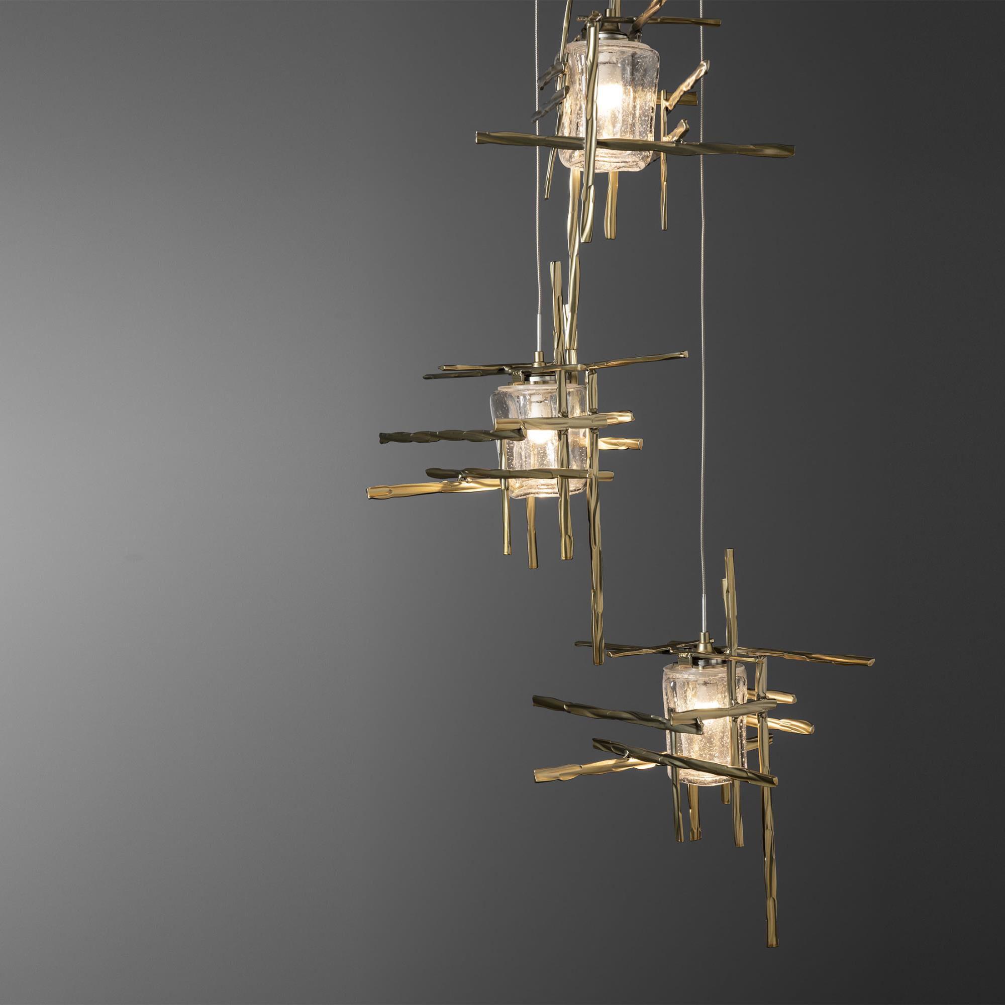 Tura 27 Inch Multi Light Pendant by Hubbardton Forge
