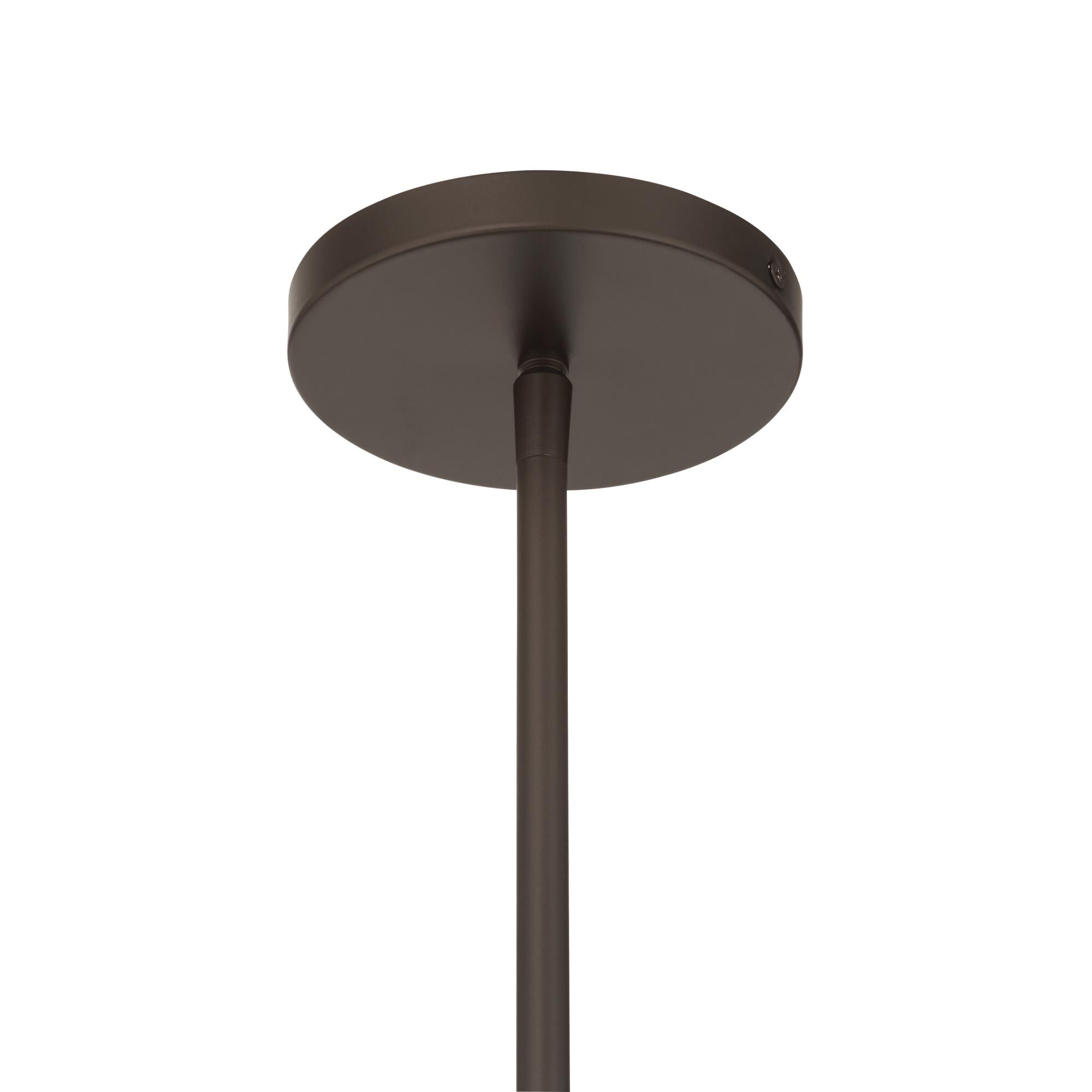 Shown in Dark Bronze finish and White shade