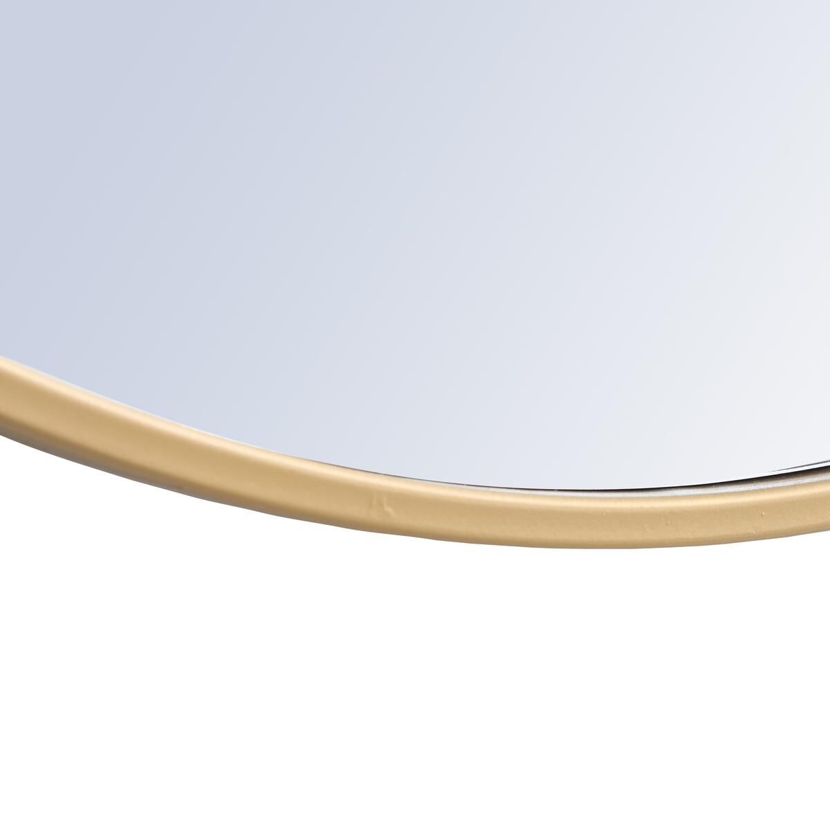 Shown in Brass finish and Clear Mirror Beveled glass