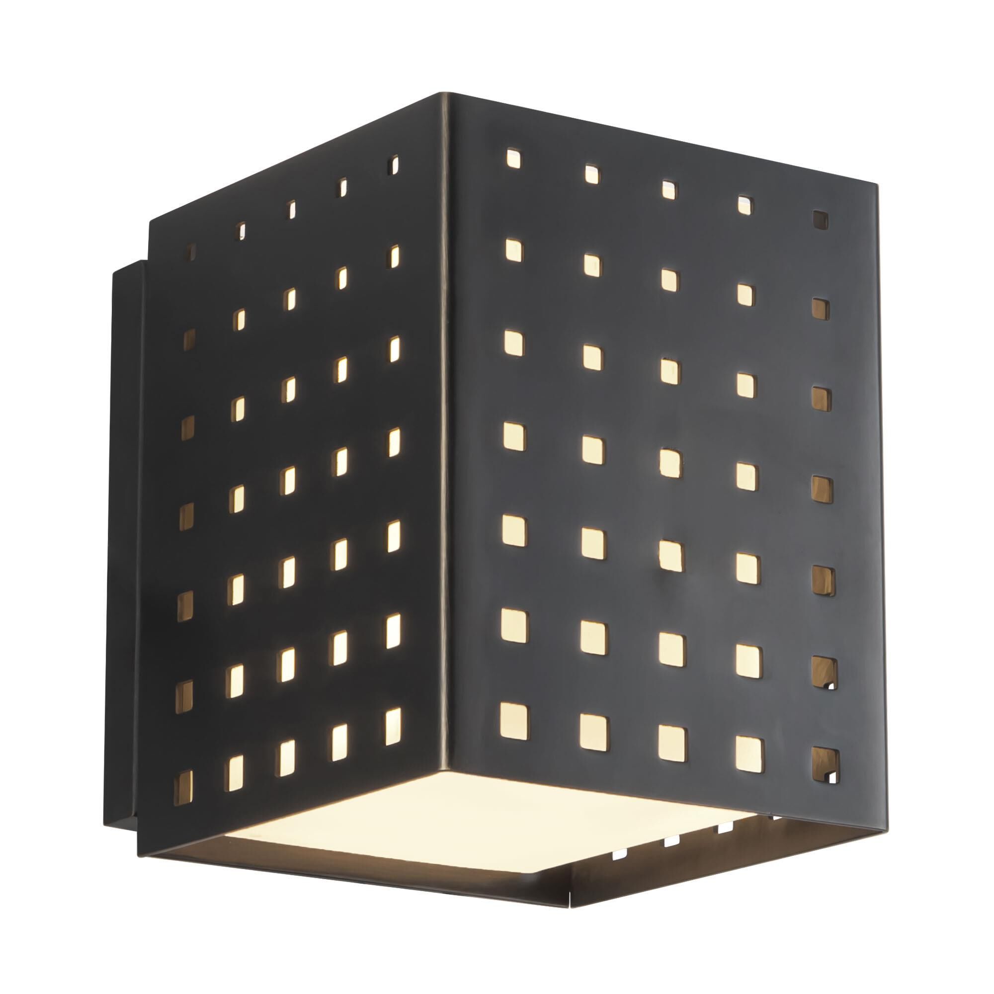 Shown in Urban Bronze finish and Clear Exterior Opal Interior glass
