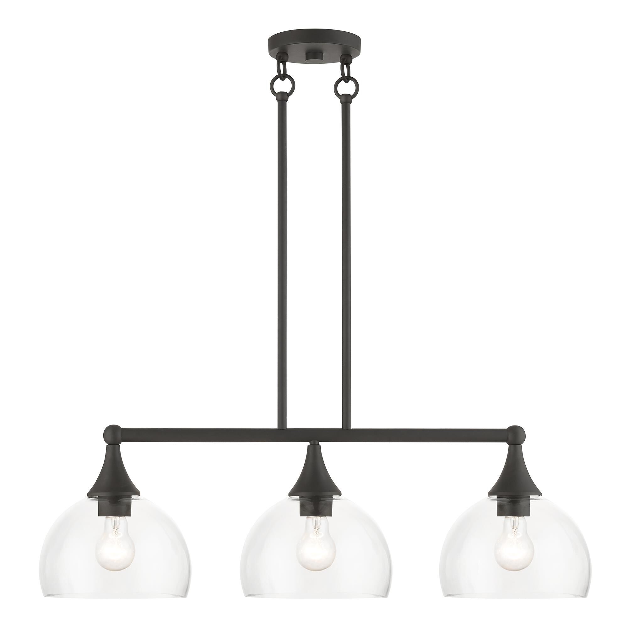 Glendon 30 Inch 3 Light Linear Suspension Light by Livex Lighting