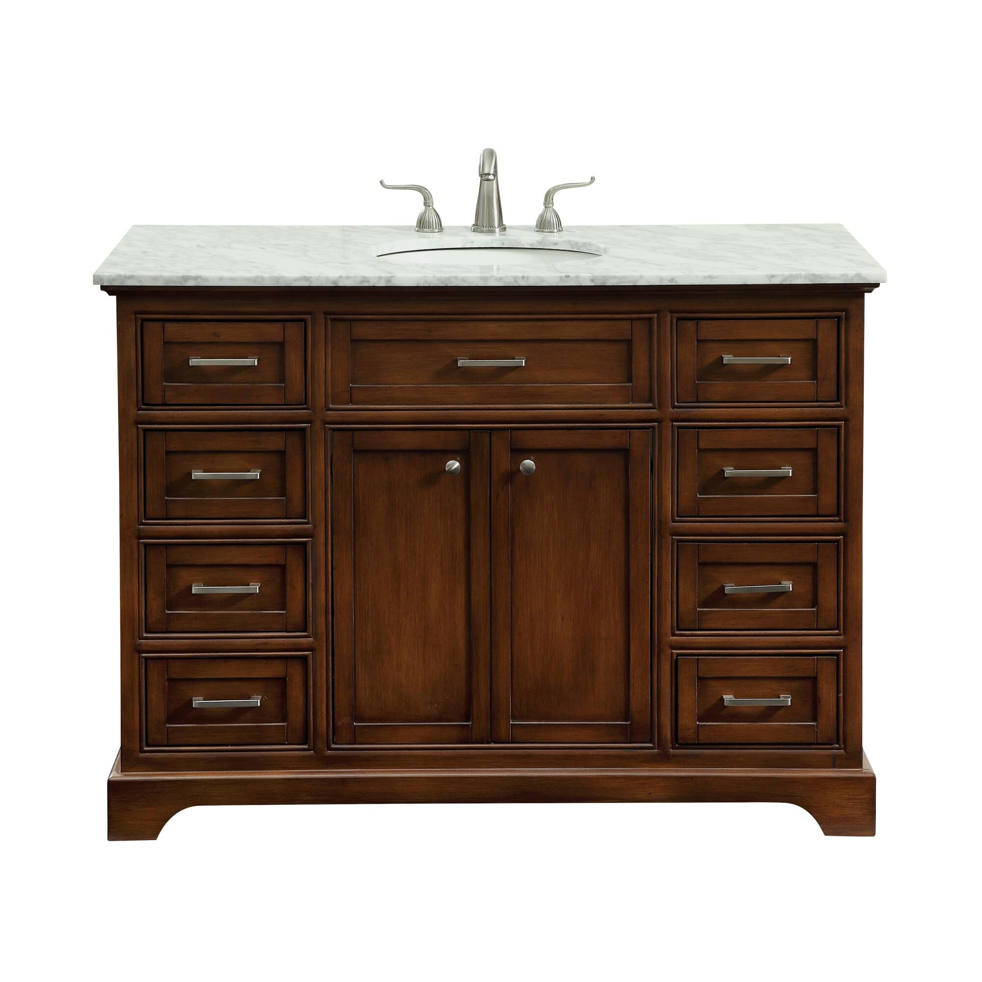 Shown in Teak finish