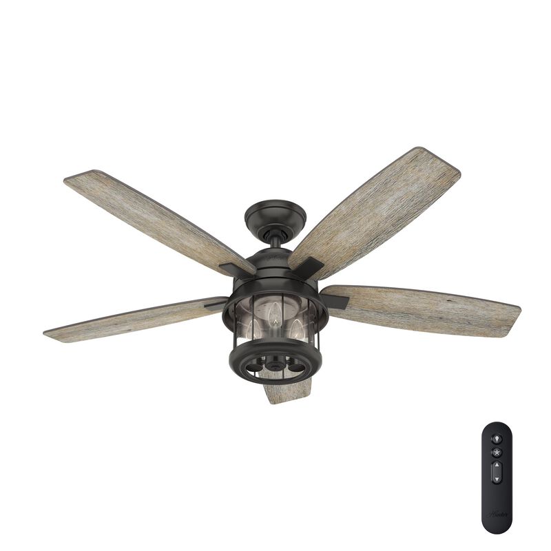 Coral Bay 52 Inch Ceiling Fan with Light Kit by Hunter Fan