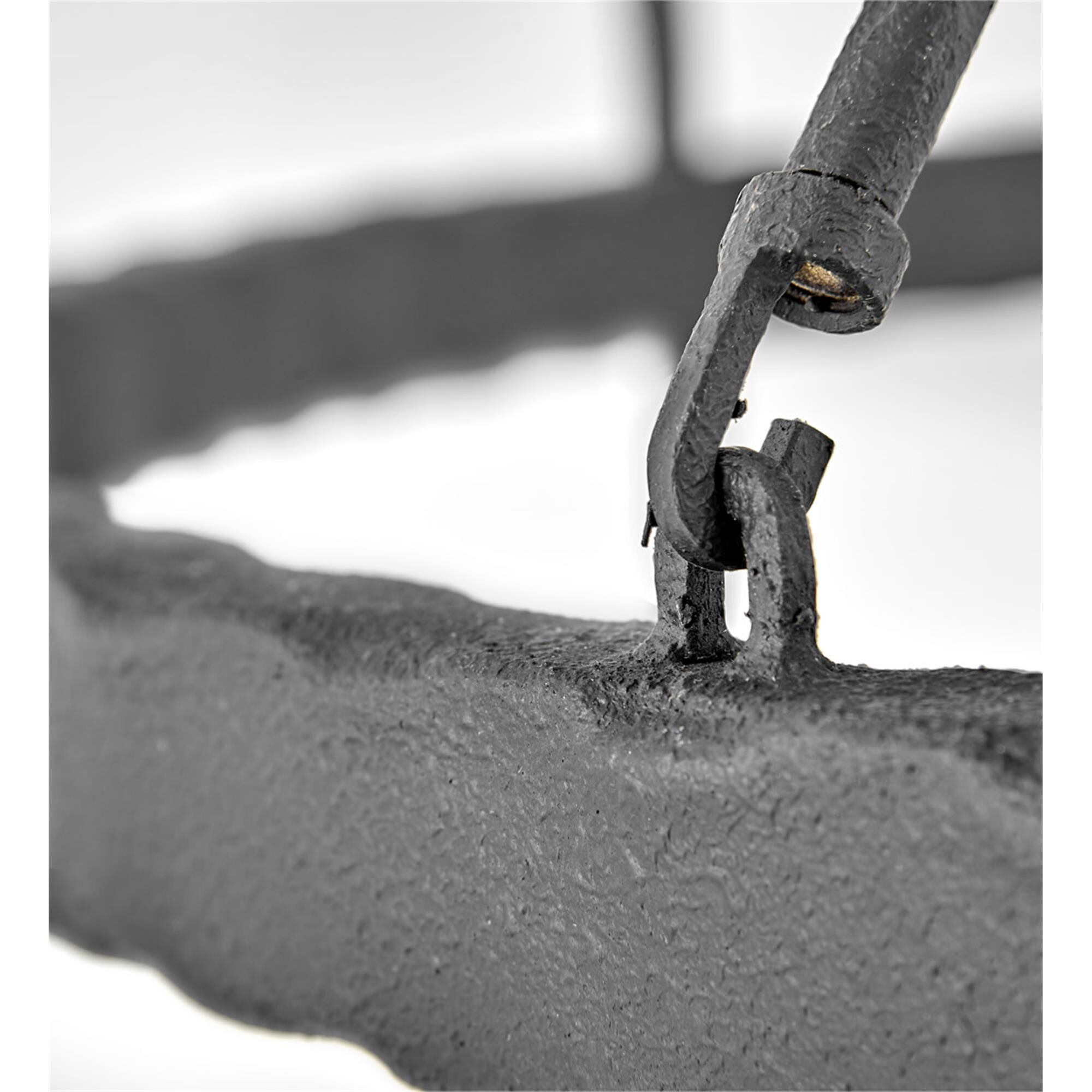 Shown in Forged Iron finish