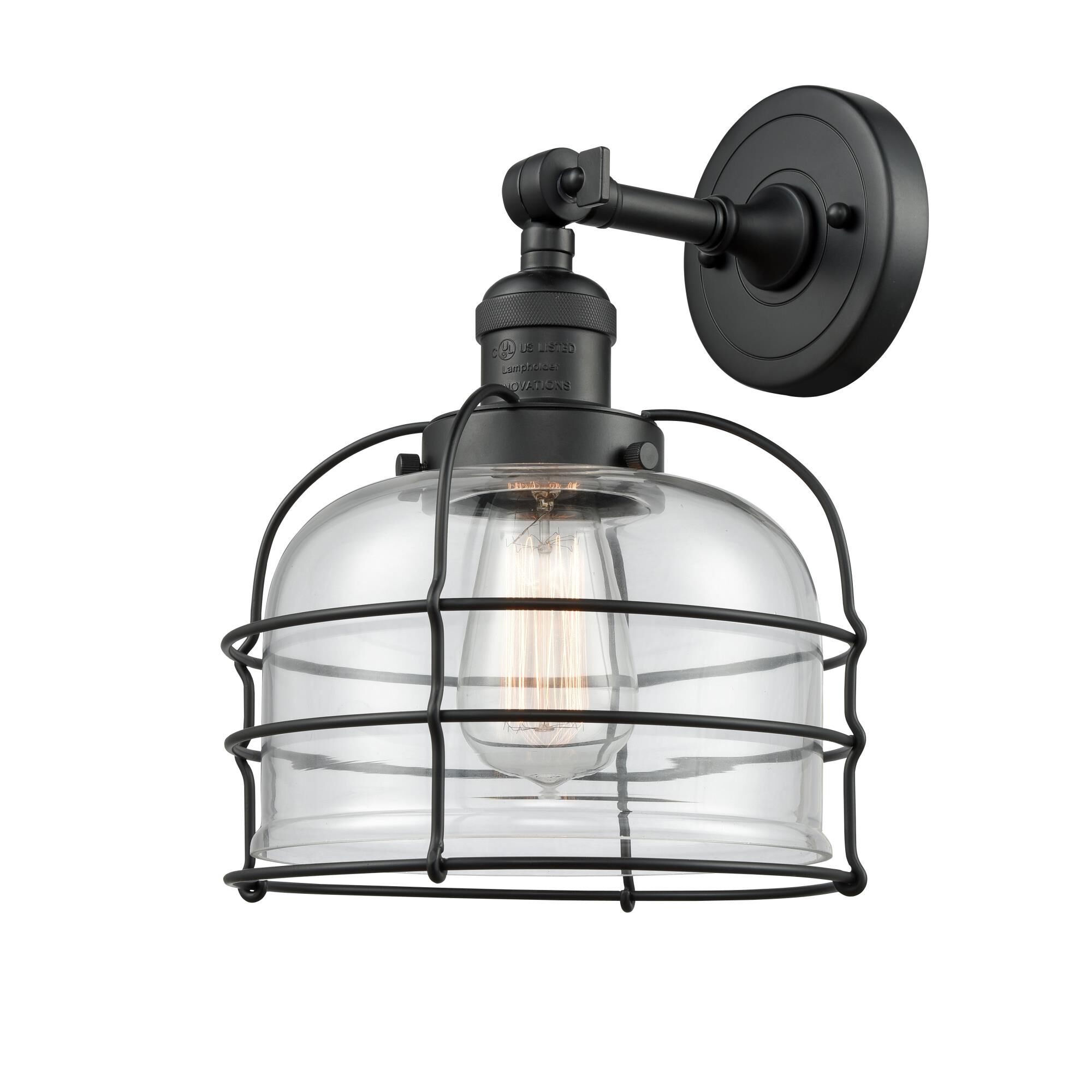 Innovations Lighting Bruno Marashlian Large Bell Cage 12 Inch Wall Sconce