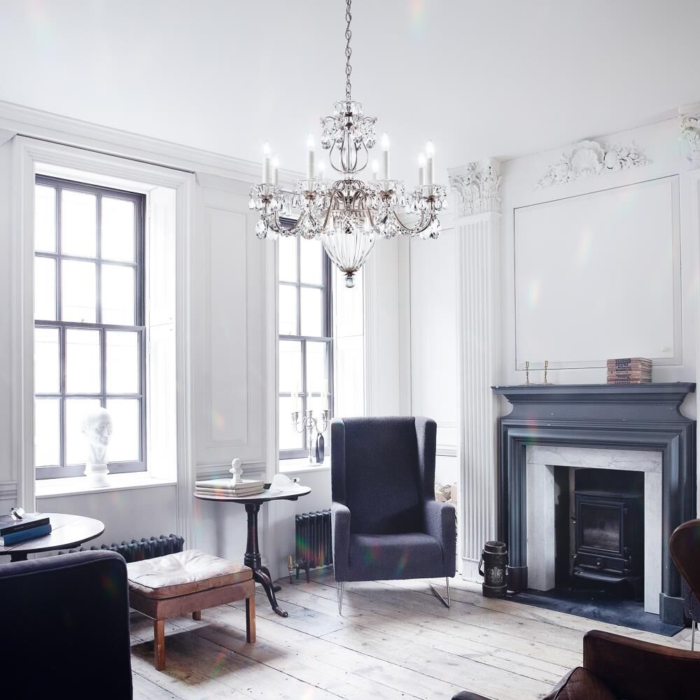 Bagatelle 26 Inch 8 Light Chandelier by Schonbek