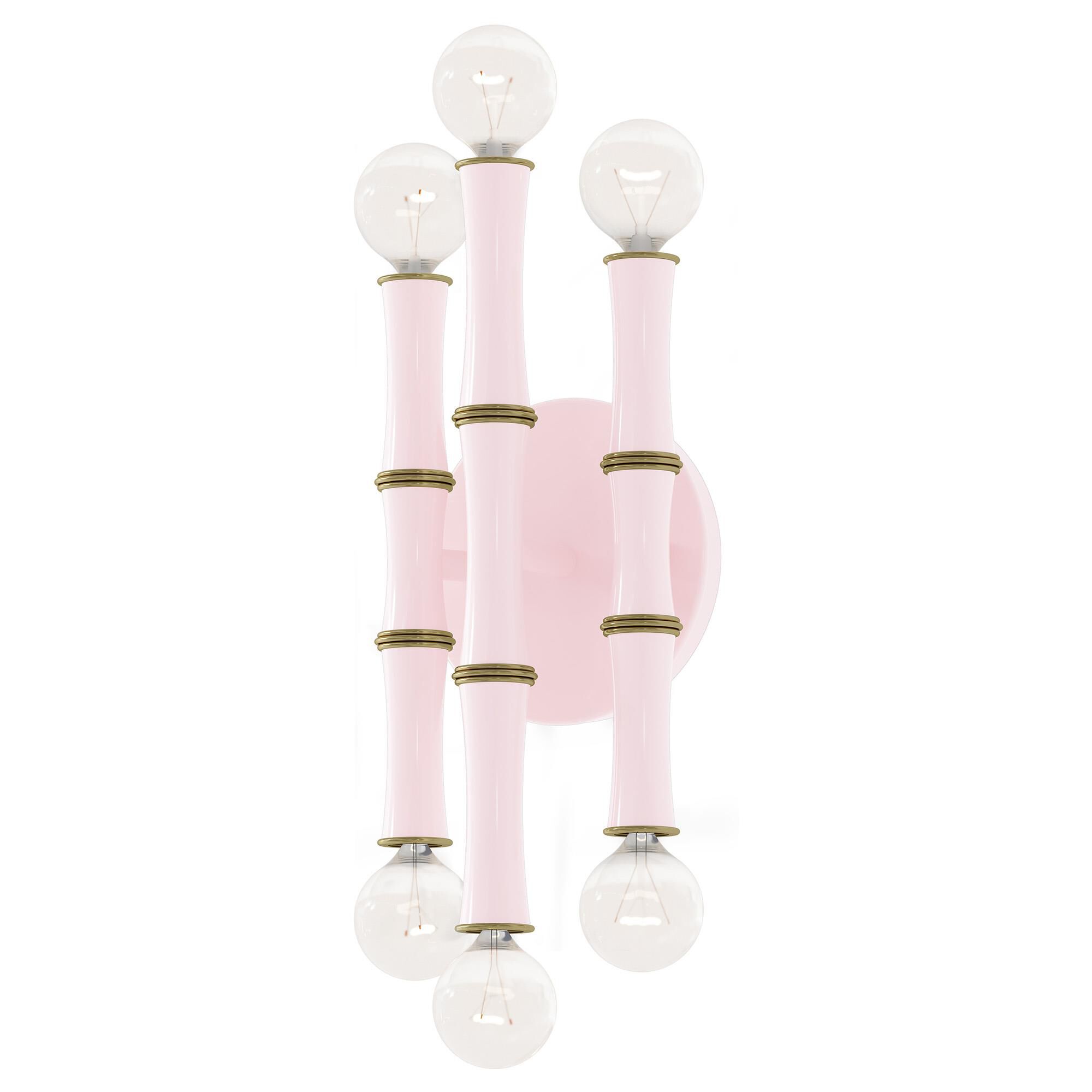 Shown in Rose Water finish and Modern Brass accent