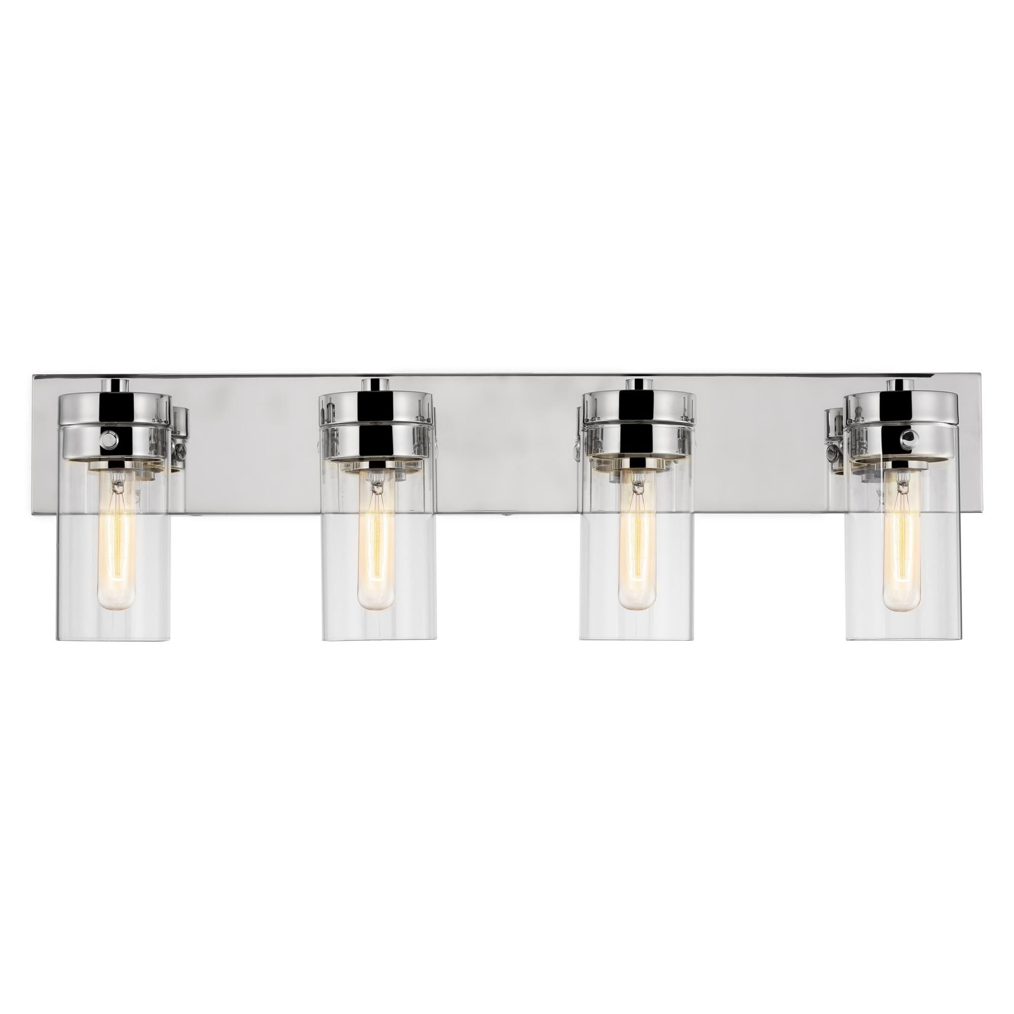 Intersection 30 Inch 4 Light Bath Vanity Light by Nuvo Lighting