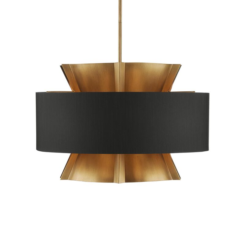 Oxenwood 24 Inch 6 Light Chandelier by Currey and Company
