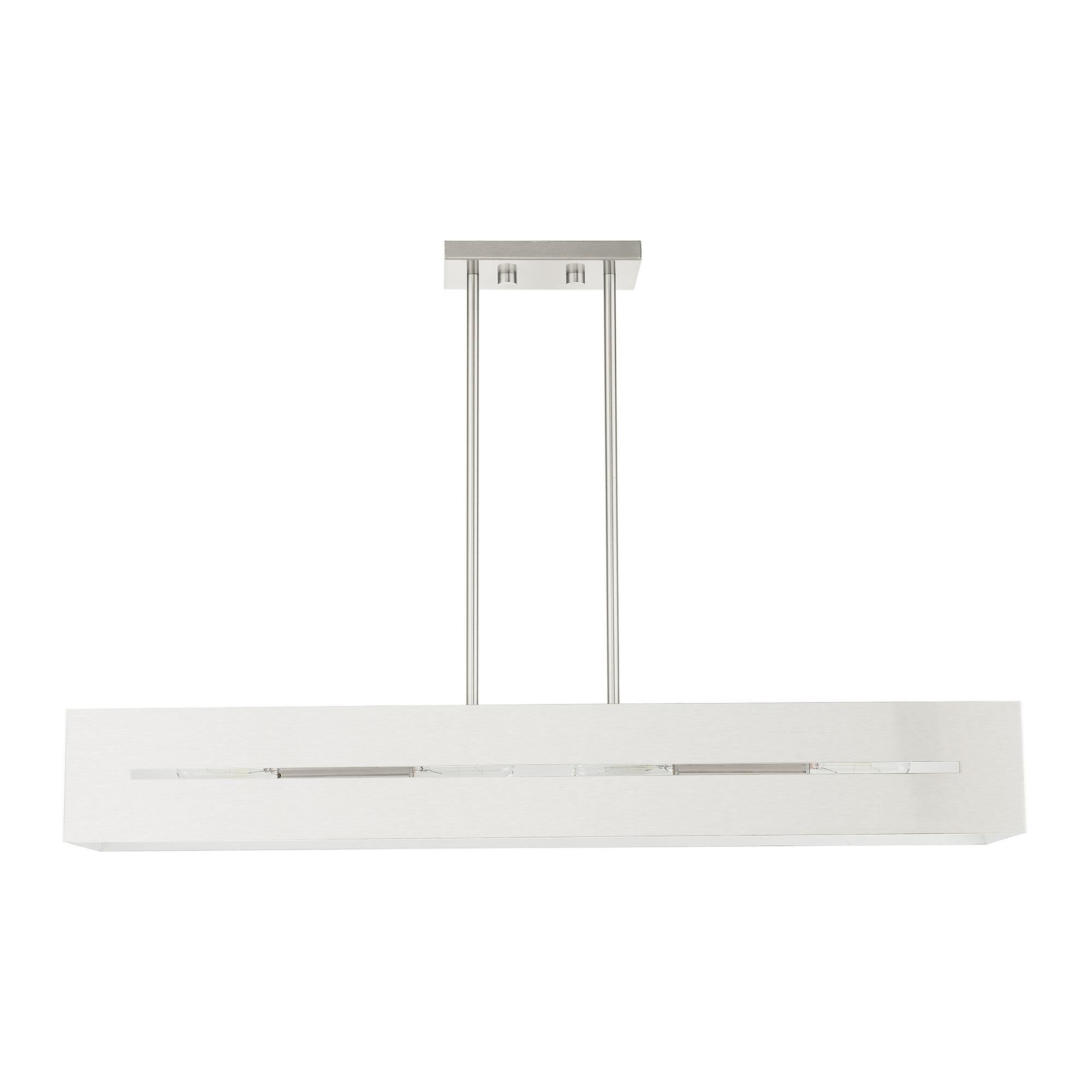 Soma 36 Inch 4 Light Linear Suspension Light by Livex Lighting